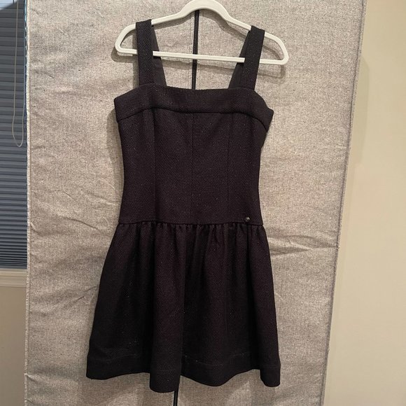 Chanel Tweed Mini Dress in Dark Gray / Black - Picture 16 of 16
